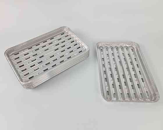 Форма для гриля прямокутна алюмінієва 1550 мл X20G 100 шт. в пакованні (1 пачка) Харків