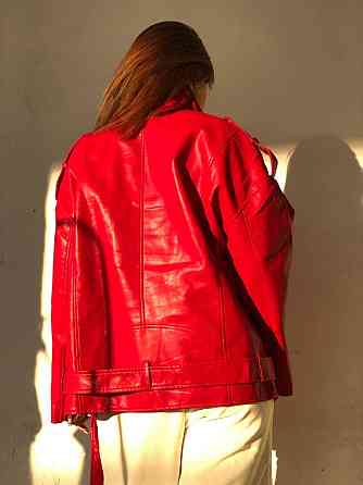 Женская куртка оверсайз Красный L Харьков