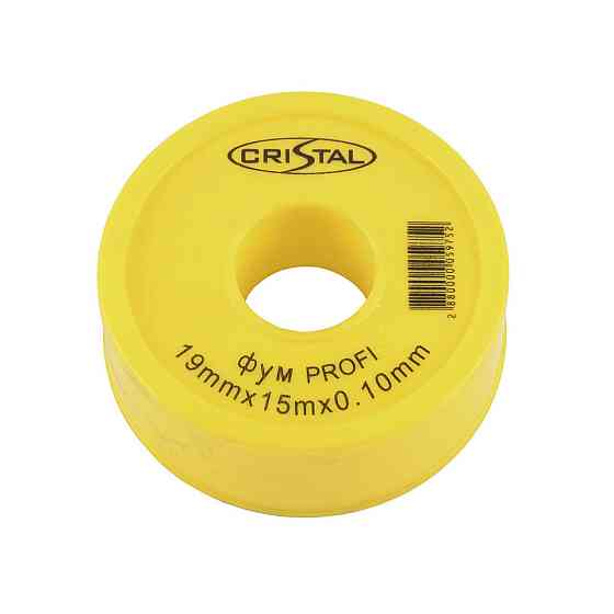 Фум стрічка тефлонова PROFI S-1201 (19*15*0,10) 76мм CRISTAL (000005975) Київ