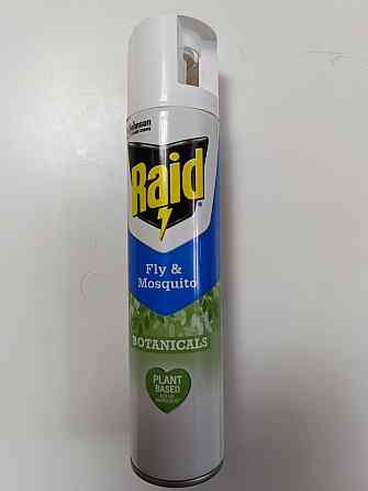 Дихлофос ,Аерозоль від літаючих комах,від мух та комарів ,ос  Raid Botanicals 300 мл Харків