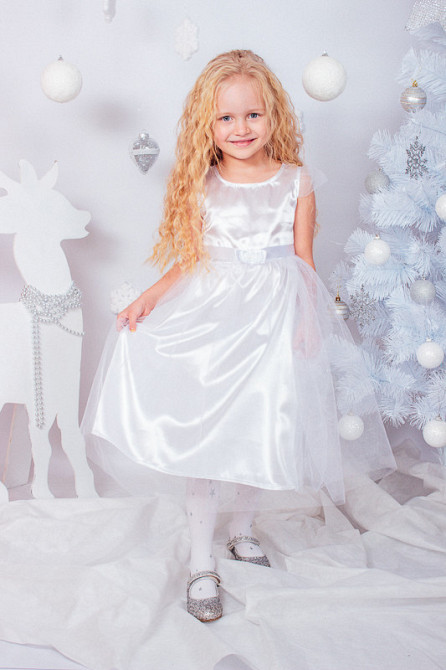 Карнавальний костюм "Сніжинка" топ 110 Крохатушка одяг Київ - фото 1