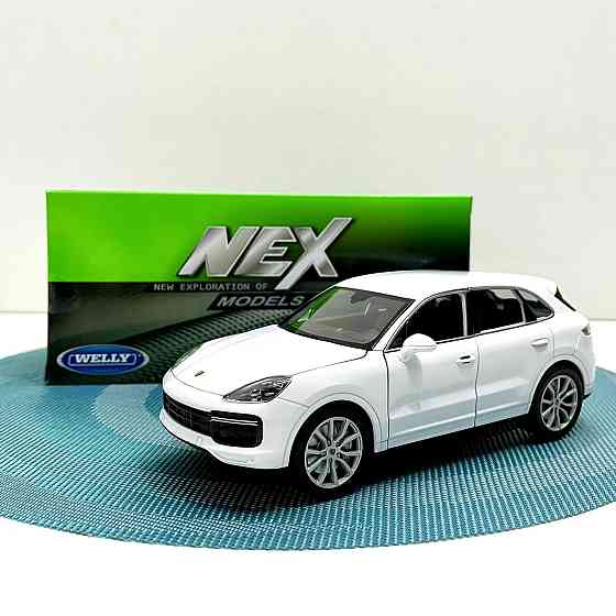 Машина Welly Nex Porsche Cayenne 1:24 інерційна відкриваються двері Вид 1 Біла (24092W) Чернігів