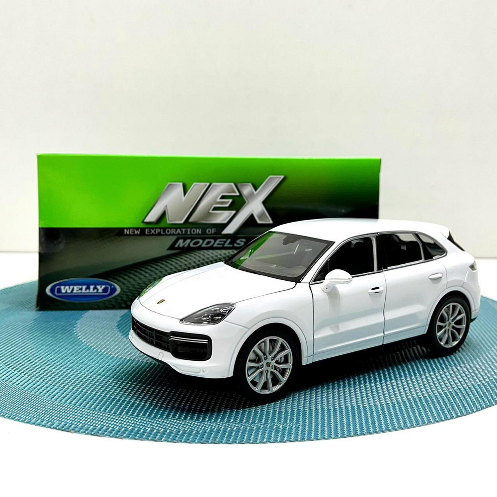 Машина Welly Nex Porsche Cayenne 1:24 інерційна відкриваються двері Вид 1 Біла (24092W) Чернигов - изображение 2