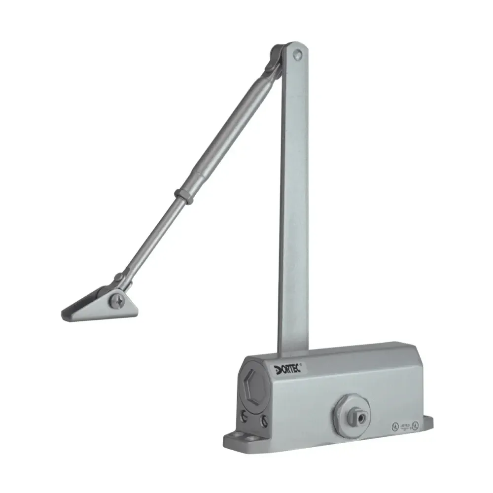 Дверний доводчик Dortec DT-64H Silver з фіксацією дверей у відчиненому положенні (63-00023) Київ - фото 5