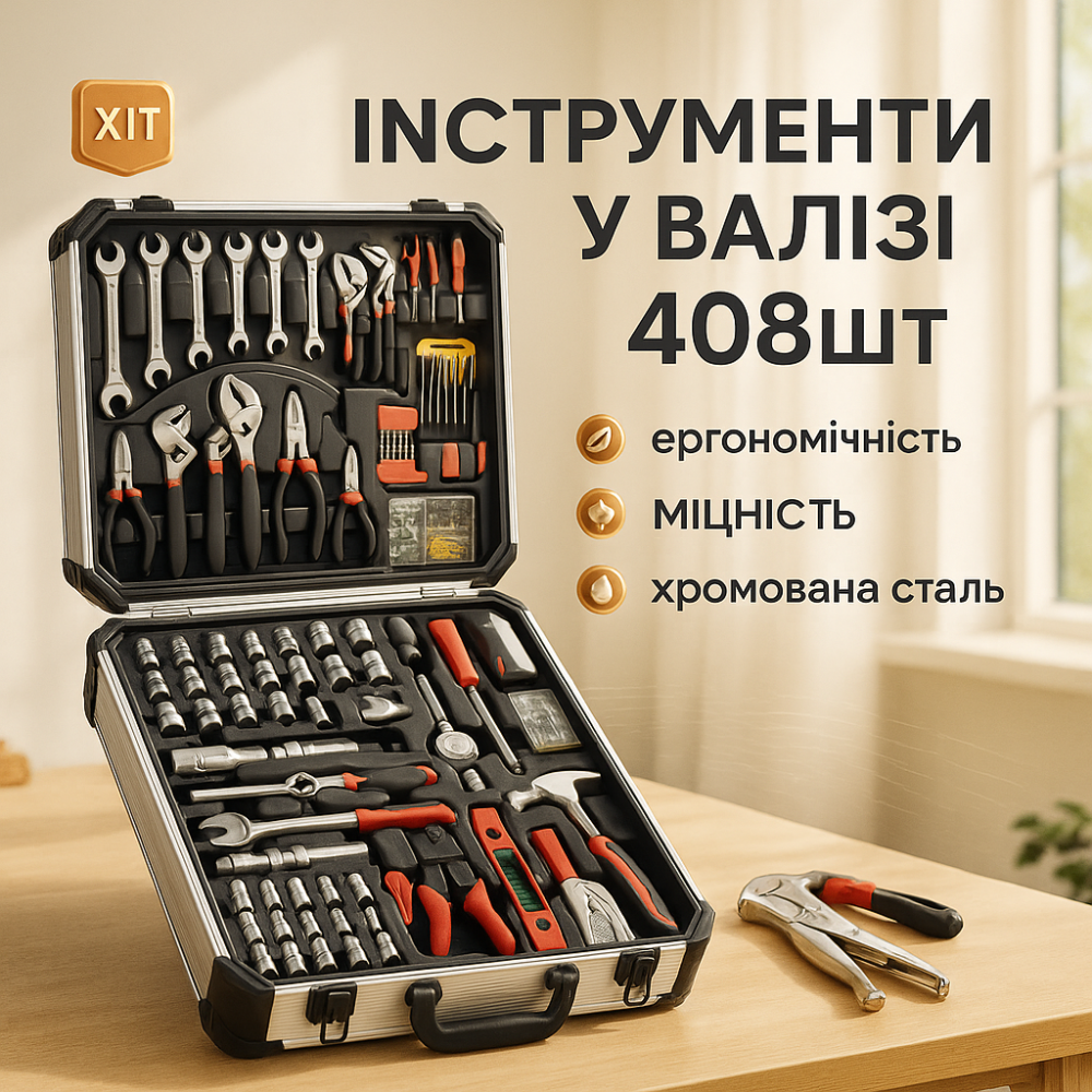 Профессиональный Набор Ключей для Авто в Кейсе KRAFFTEC, Набор гаечных ключей в чемодане HC-43 Львов - изображение 8