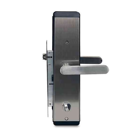 Замок біометричний автономний Trinix TRL-5304BTF Silver з Bluetooth, зчитувачем відбитків пальців і карт Mifare (65-00062) Киев