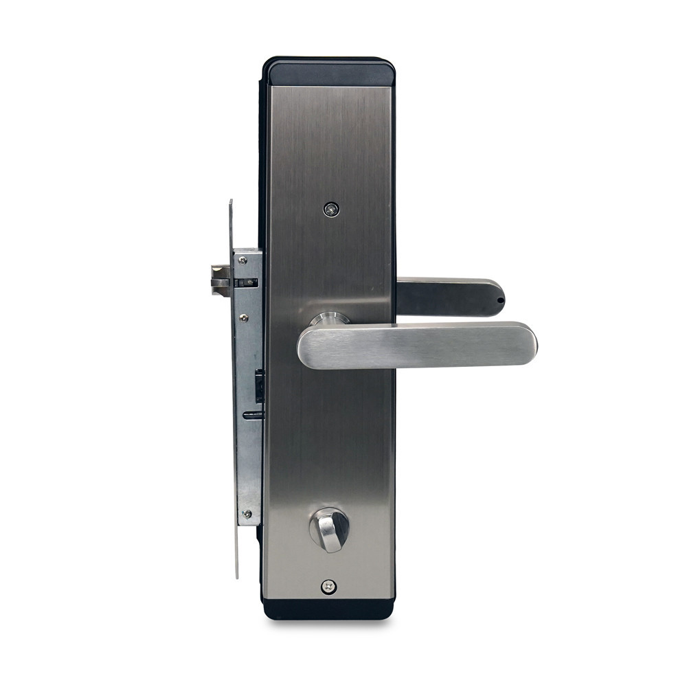 Замок біометричний автономний Trinix TRL-5304BTF Silver з Bluetooth, зчитувачем відбитків пальців і карт Mifare (65-00062) Киев - изображение 4