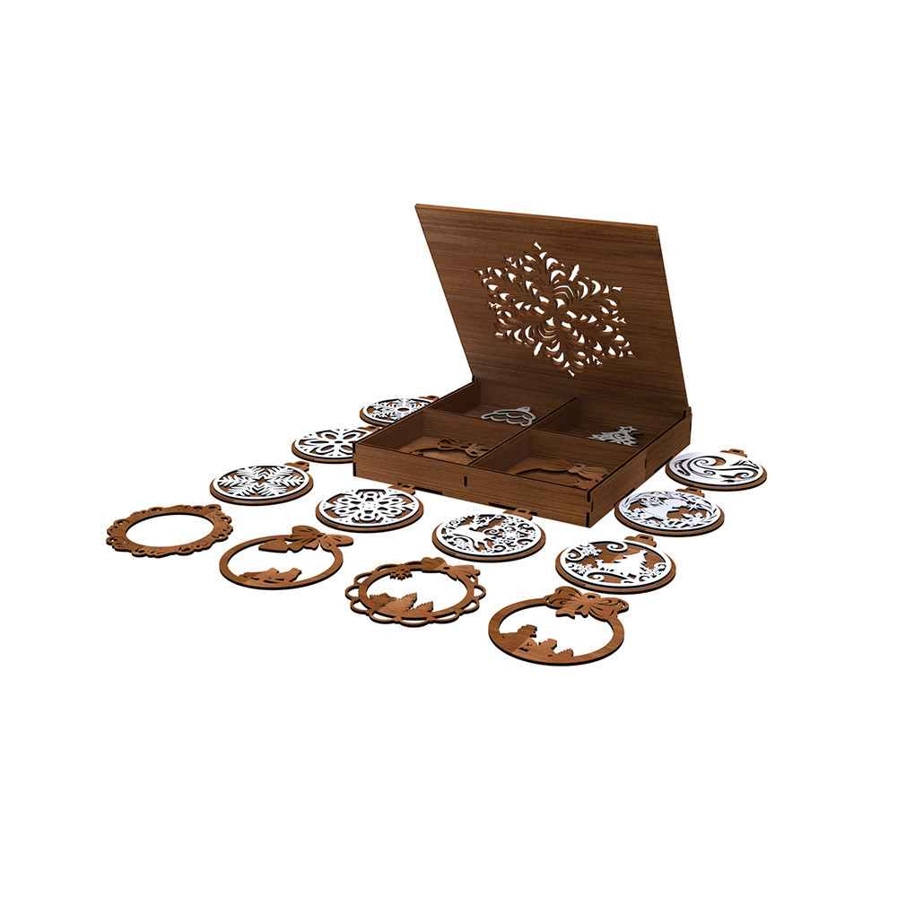 Набор новогодних игрушек EKOSTAR 20шт Киев - изображение 1