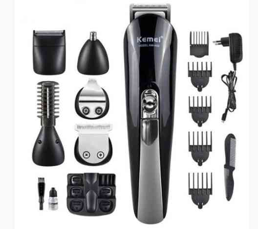 Машинка для стрижки Бритва Тример Kemei KM-600 11 в 1 Стайлер з підставкою Київ