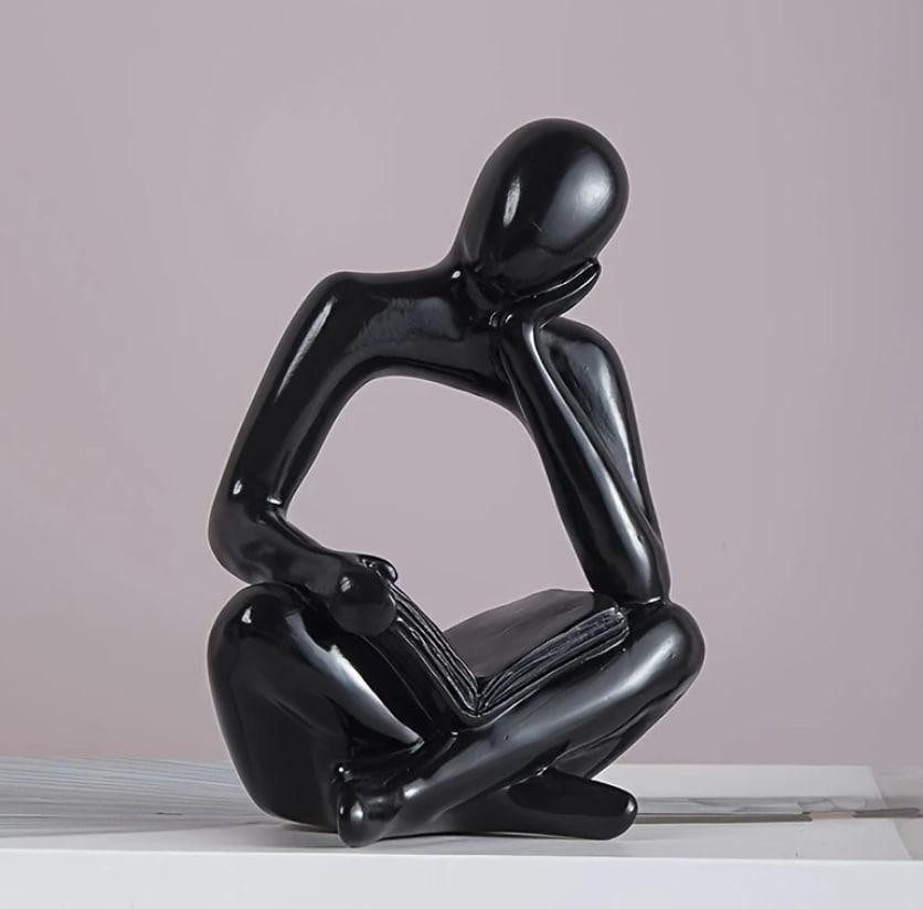 Фигурка смолы - универсальный декор для книжной полки. Подарок для книголюбов. Черная Киев - изображение 1