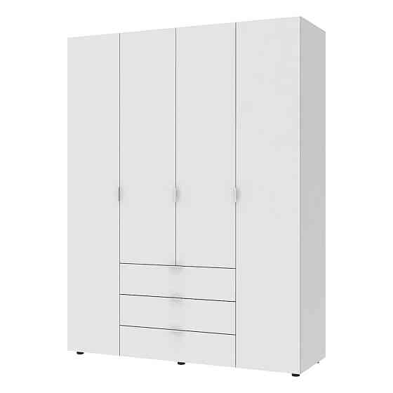 Шафа розпашна для одягу Doros Гелар 155х49,5х203,4 см Білий (DRS-011100) Львів