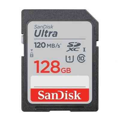 Карта пам&apos;яті SanDisk 128GB SD class 10 UHS-I Extreme Ultra (SDSDUNB-128G-GN6IN) Вінниця