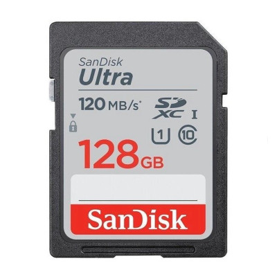 Карта пам&apos;яті SanDisk 128GB SD class 10 UHS-I Extreme Ultra (SDSDUNB-128G-GN6IN) Вінниця - фото 1