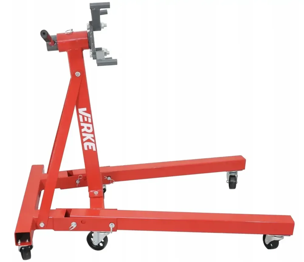 Слюсарний візок VERKE для ремонту двигунів 900 кг поворотний монтажний стенд посилений поворот 360° мобільний Львів - фото 1