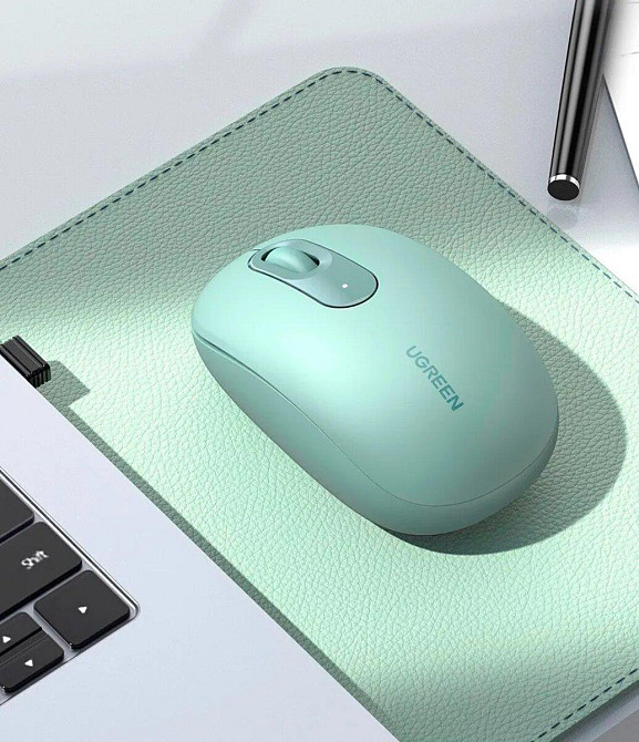 Мышь беспроводная UGREEN 2.4G Wireless Mouse Celadon Green UGR-90672 Одесса - изображение 3
