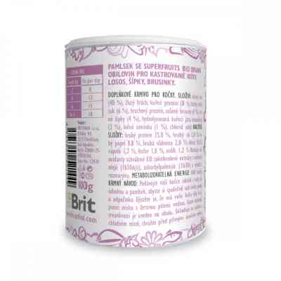 Ласощі для котів Brit Care Cat Snack Superfruits Salmon 100 г (8595602521449) Вінниця