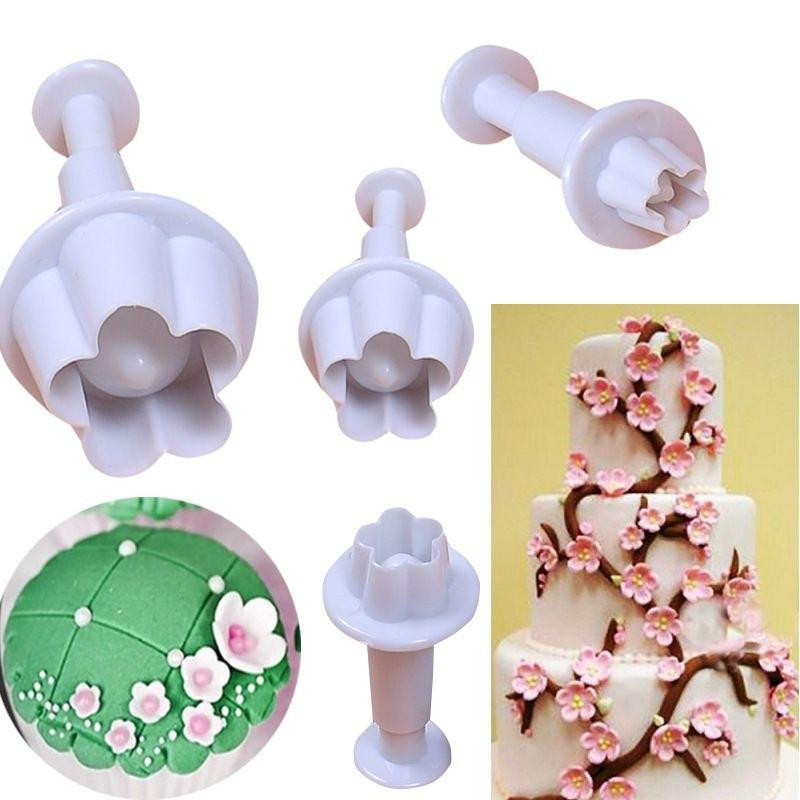 Плунжери кондитерскі Квіти 4 штуки білий Київ - фото 11