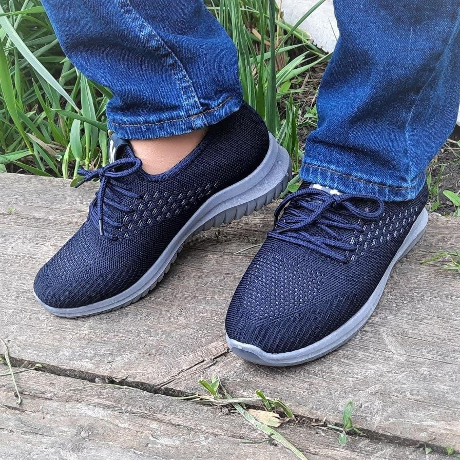 -Кроссівки Зимові Сині Жіночі з Мехом (розміри: 37,38,39,40) - 206 Дніпро - фото 9