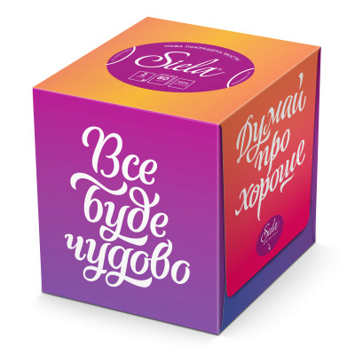 Салфетки косметические Siela 2 слоя 80 шт. (4820159845743) Винница - изображение 1