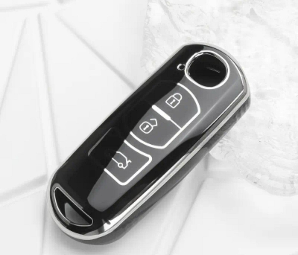 Захисний чохол для автомобільного ключ Mazda на 3 кнопки Смела - изображение 3