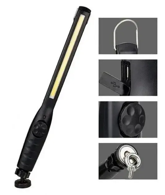 Ліхтарик стаціонарний BAILONG BL-821+ з магнітом COB Одеса - фото 5