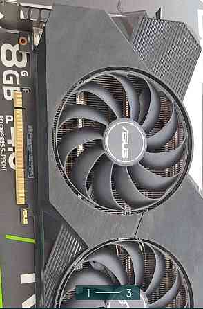 Відеокарта: ASUS RTX 3070 OC Edition 8Gb. GDDR6.14000 МГц Київ