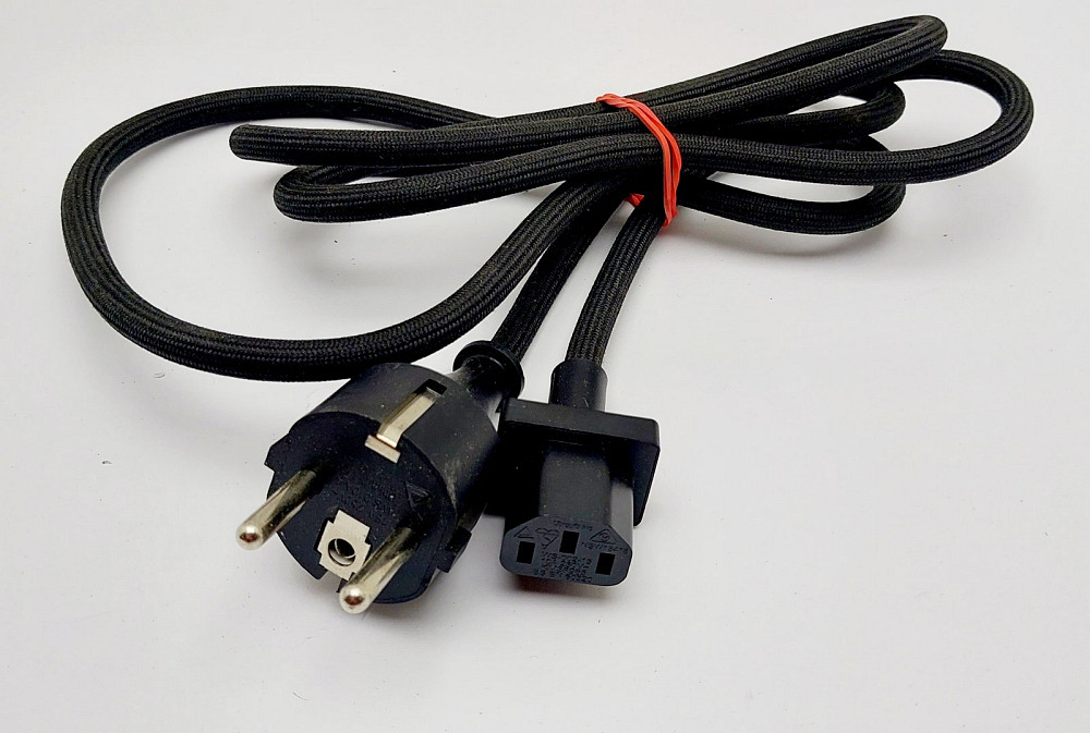 Кабель живлення в обплетенні С13 1.5м Луцьк - фото 1