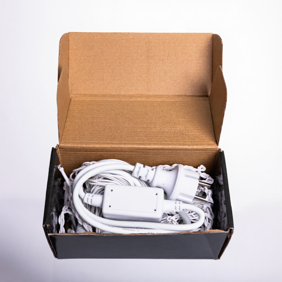 Гирлянда на вулицю Бахрома 6 м, 105 LED, синій провід Київ