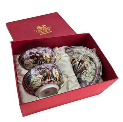 Сервиз чайный фарфор на 2 персоны Фиолетовый Киев