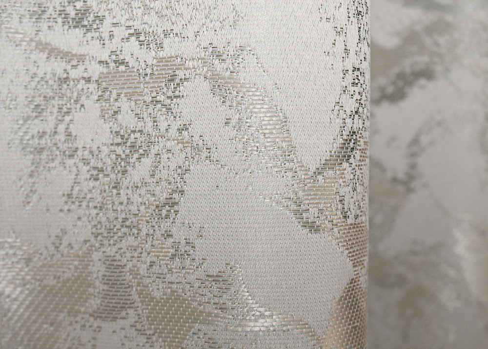 Комплект готовых штор VR-Textil Жаккард Мрамор Al3 № 1599ш Молочный с бежевым 145х270 см 2 шт (33-0558) Киев - изображение 8