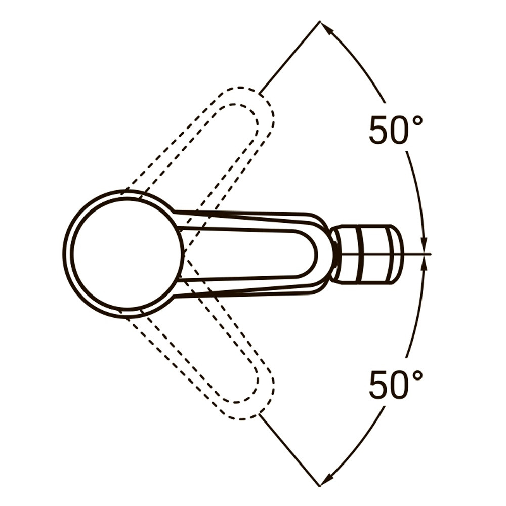 AQUATICA Смеситель HK Ø35 для биде на гайке AQUATICA HK-1F130C (9732500) Коломия - фото 5