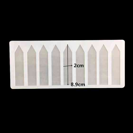 Силиконовая форма Таблички 24 на 10 см серый Киев