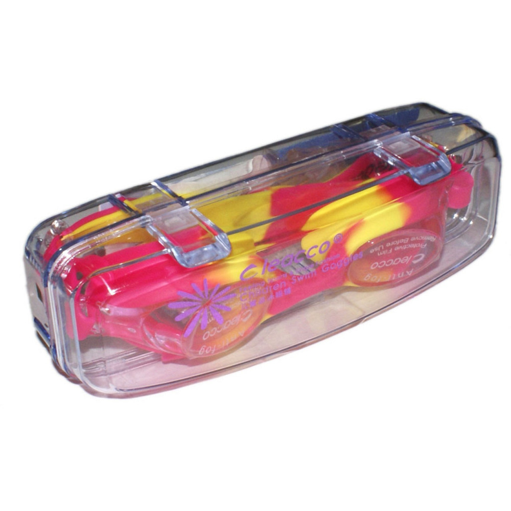 Окуляри для плавання дитячі LEACCO SG700 Вишневе - фото 5