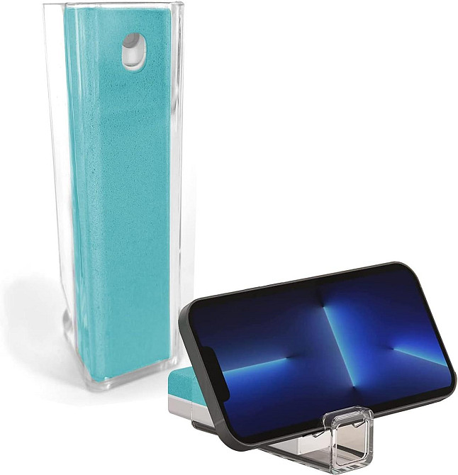 Средство для очистки экранов Acuvar 3-в-1: спрей, микрофибра, футляр для телефона, ноутбука, ТВ, авто, экранов Киев - изображение 1