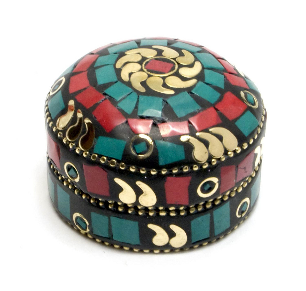 Скринька з металу з коралами та бірюзою Київ - фото 1