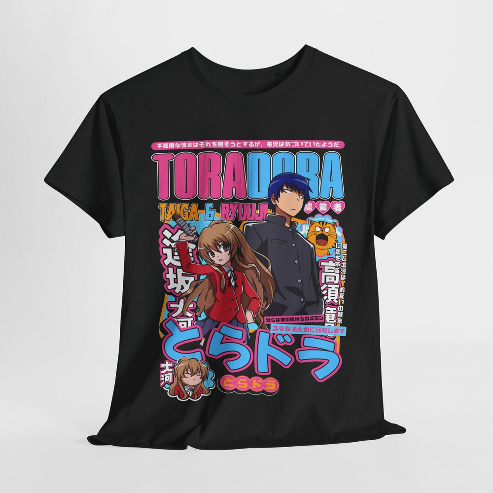 Футболка аниме Торадора Таига Рйууджи Аисака оверсайз (S/M/L) Черний AnimeJ0779 Днепр - изображение 5