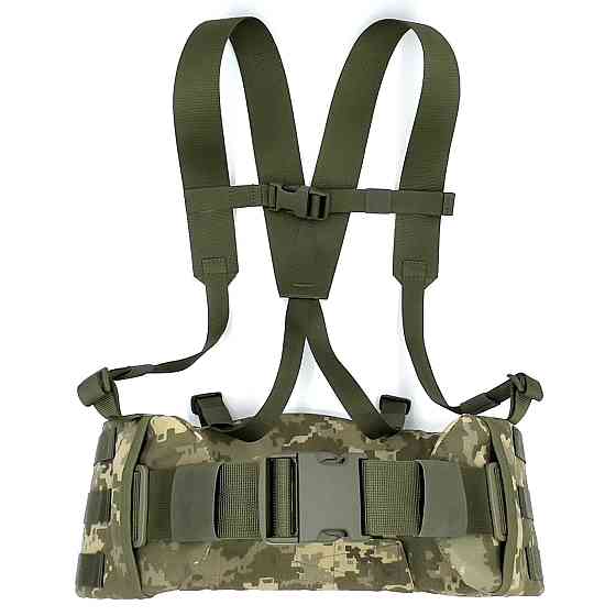 РПС Oxford 1000 D Пиксель ММ-14 (olive), Розвантажувальний пояс тактичний, Ремінно-плечева система Запоріжжя