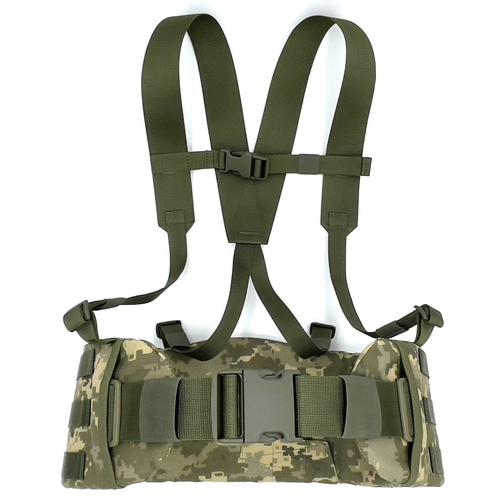 РПС Oxford 1000 D Пиксель ММ-14 (olive), Розвантажувальний пояс тактичний, Ремінно-плечева система Запоріжжя - фото 6