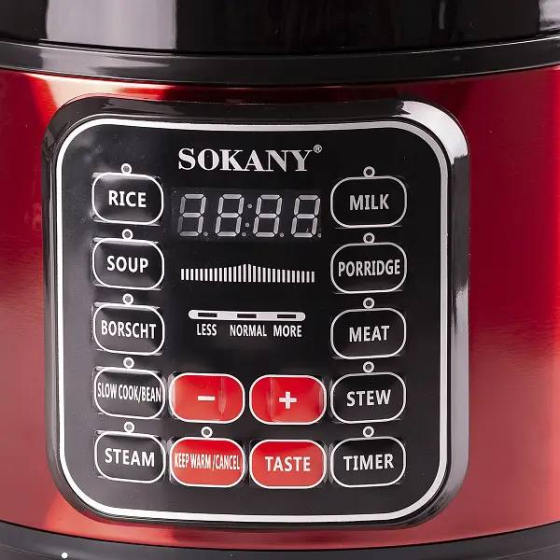 Sokany Мультиварка електрична Sokany 1000 Вт на 5 л з антипригарним покриттям SK-2402 Коломия