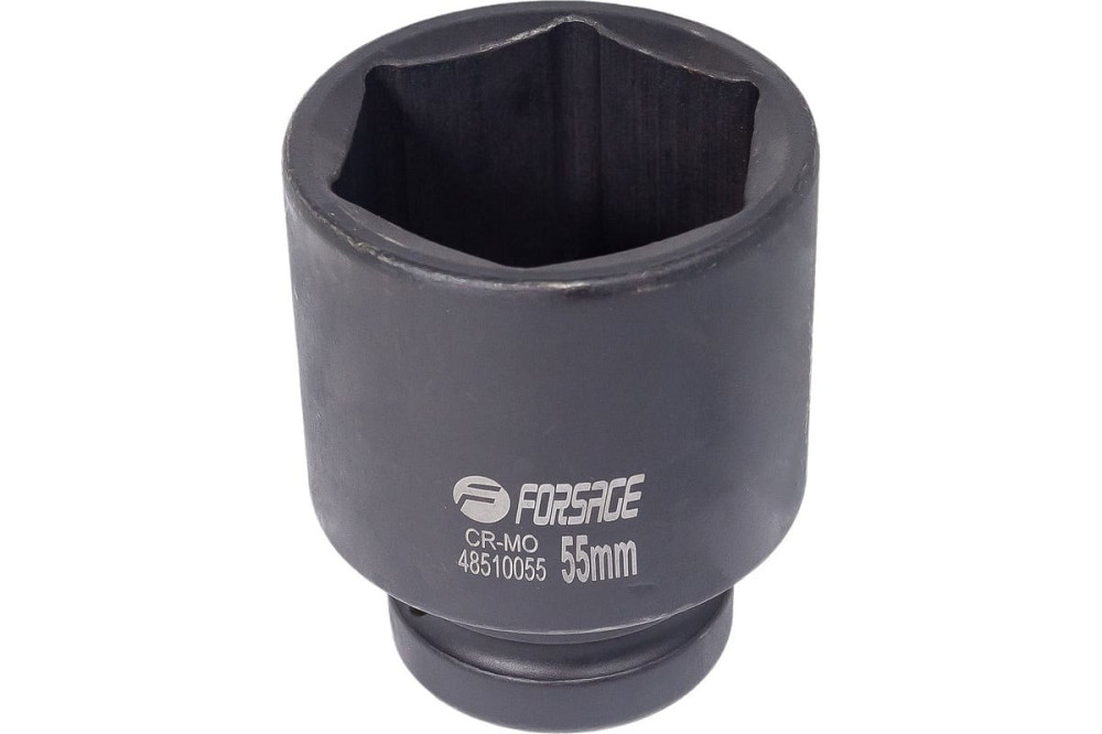 Головка ударна глибока 55мм (6гр.), 1" Forsage F-48510055 Одеса - фото 1