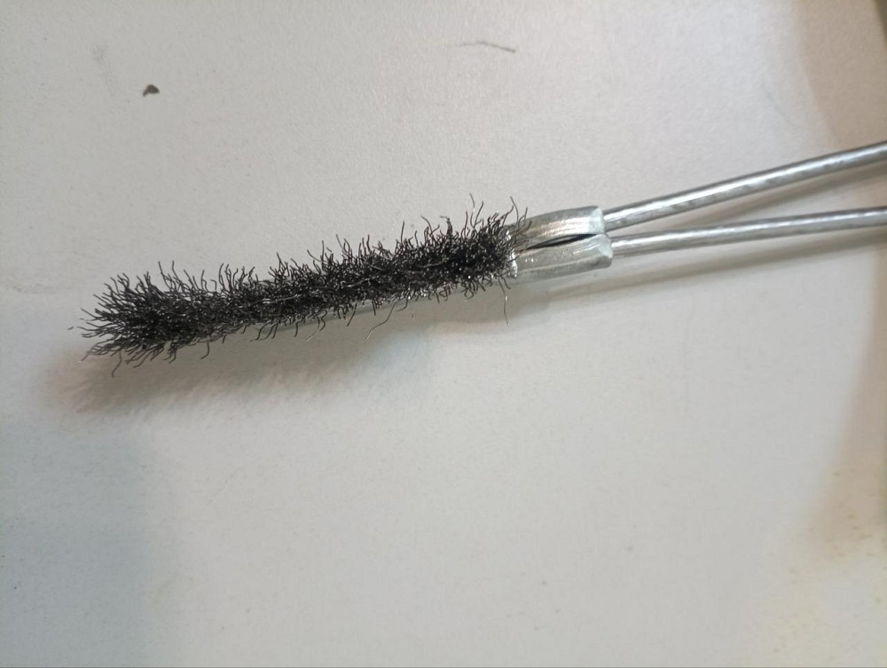 Ручна щітка дротяна "SzczotPol", сталеві дротики, металева ручка, 210 мм Киев - изображение 2