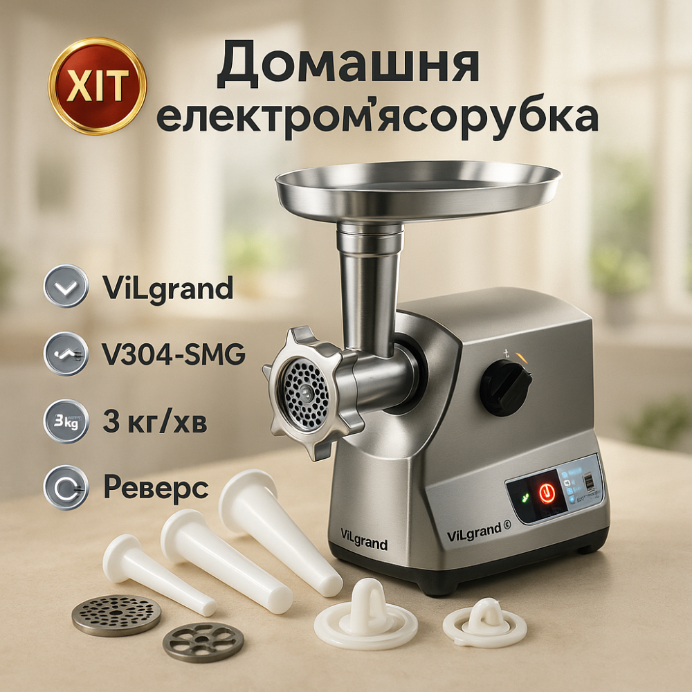 Мощная мясорубка для домашней кухни, Топ мясорубок Мясорубка для кухни фарша BN-86 Львов - изображение 18