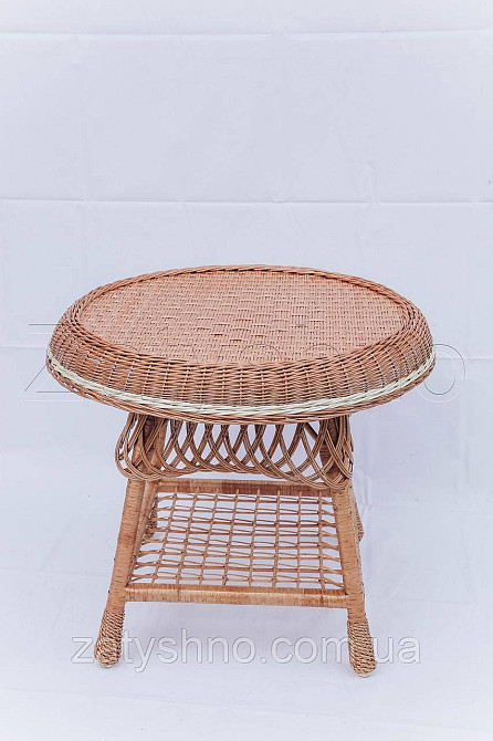 Стол из лозы журнальный Киев - изображение 4