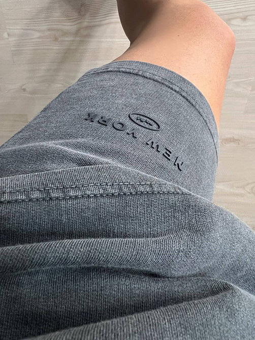 Костюм женский Pepper mint 25-01 вареный тай-дай футболка и шорты оверсайз графит, графит, L Киев - изображение 18