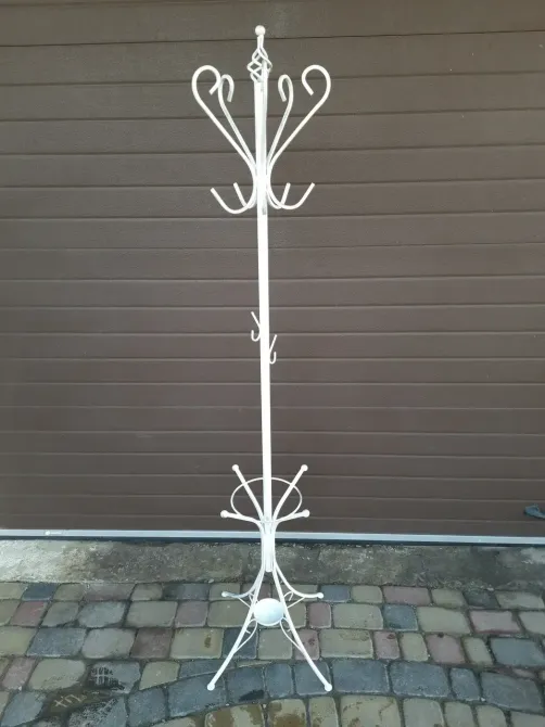 Кована вішалка стійка підлогова для одягу M-083 для одягу Б3914 Бежевий Київ - фото 7