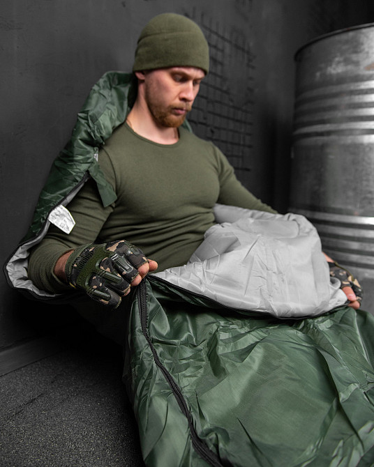 Спальник 3 кг спальний мішок олива Одеса - фото 9