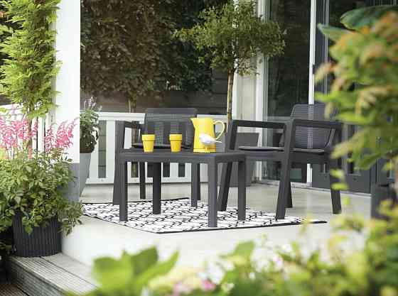 Набор мебели Keter Emily Balcony set с подушками, графит Киев