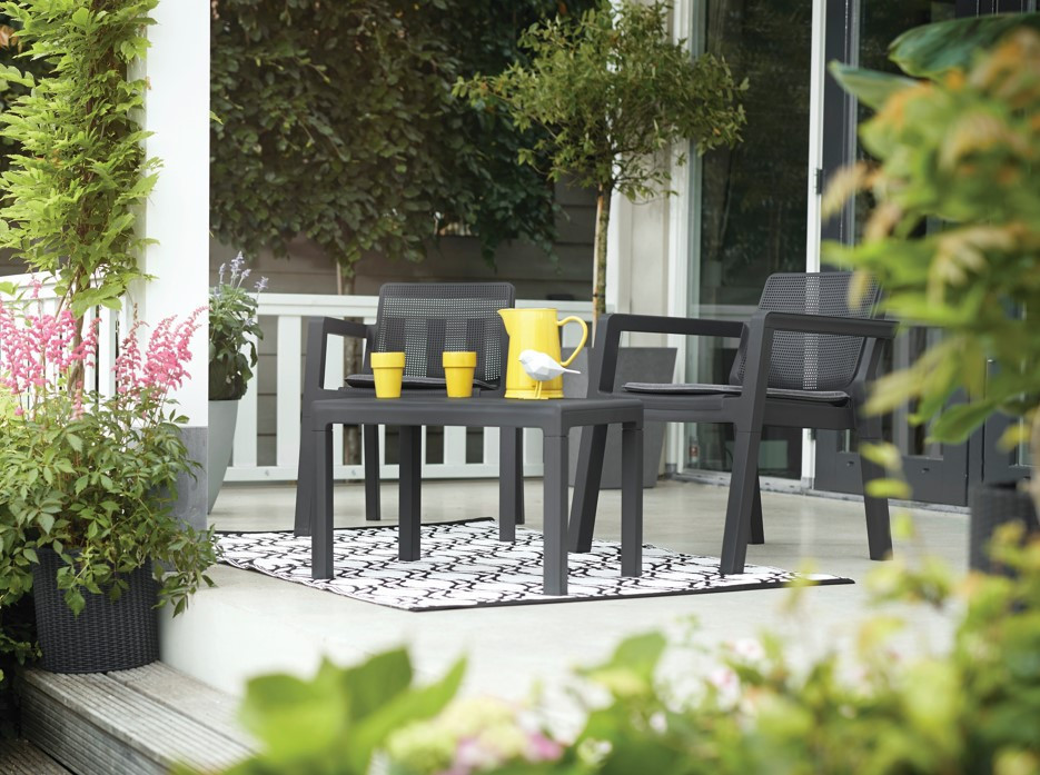Набір меблів Keter Emily Balcony set з подушками, графіт Київ - фото 4