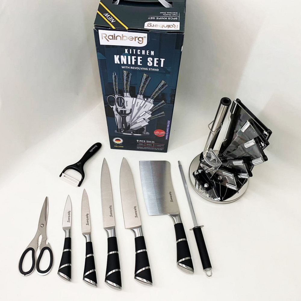 Відмінний набір ножів, Хороші ножі для кухарів, Кухонні ножі з хорошої сталі Бюджетні кухонні WY-65 Львів - фото 8