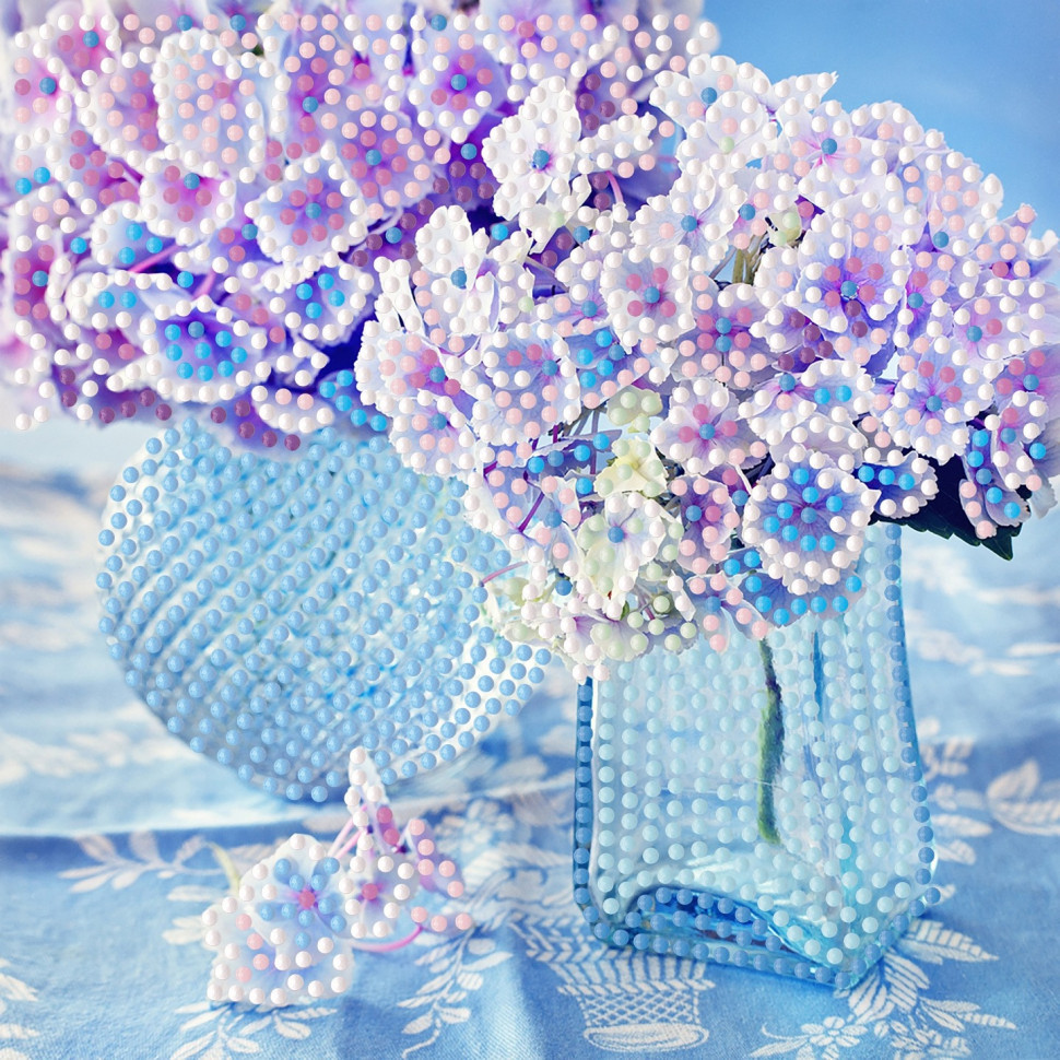 Алмазна мозаїка "Кришталева симфонія" ZAV1818-17, 18х18 см Вінниця - фото 1